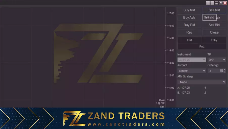 Chart Trader ، معرفی امکانات پلتفرم نینجا تریدر (3)