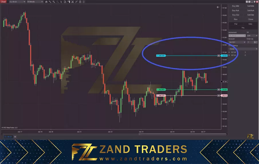 Chart Trader ، معرفی امکانات پلتفرم نینجا تریدر (11)