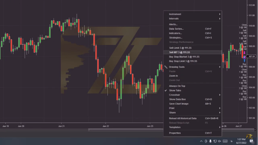 Chart Trader feature review