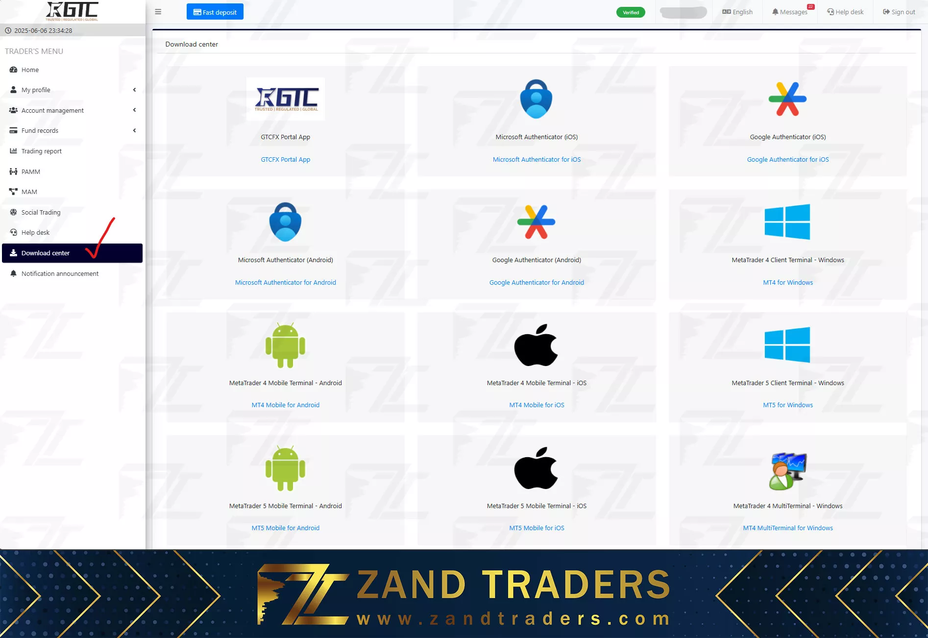 نحوه افتتاح حساب در بروکر GTCFX (3)