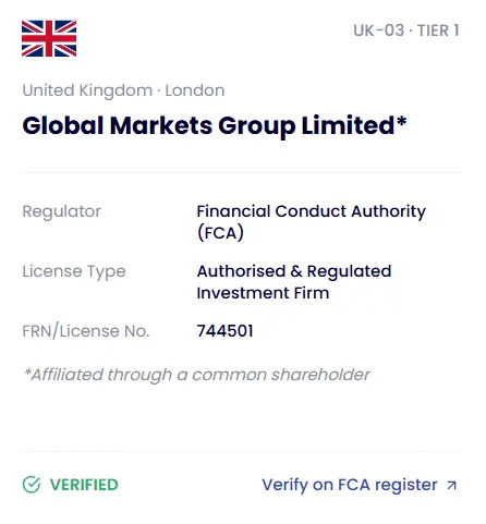 مجوز FCA بریتانیا